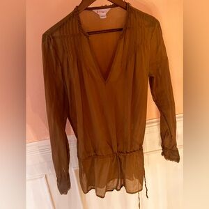 Polo Ralph Lauren Brown Tunic Top polo jeans co. Ralph Lauren size medium